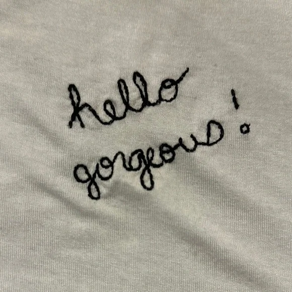 Topshop White Fun Embroidered Crop Top Resort Cruise Wear Vacation - Picture 9 of 11